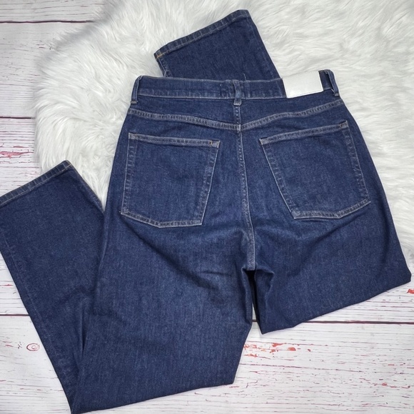 👖|•EVERLANE•| The Way High Jean Dark Wash Organic Cotten Jeans Size 30👖 - Picture 3 of 6